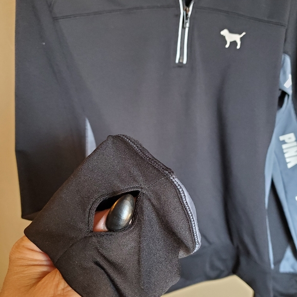 PINK 1/4 zip ultimate pullover jacket - Picture 7 of 8